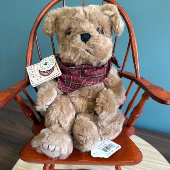 Boyds Bears Simon T Poochley 10" Plush Dog Jointed Retired Tags - Picture 1 of 9
